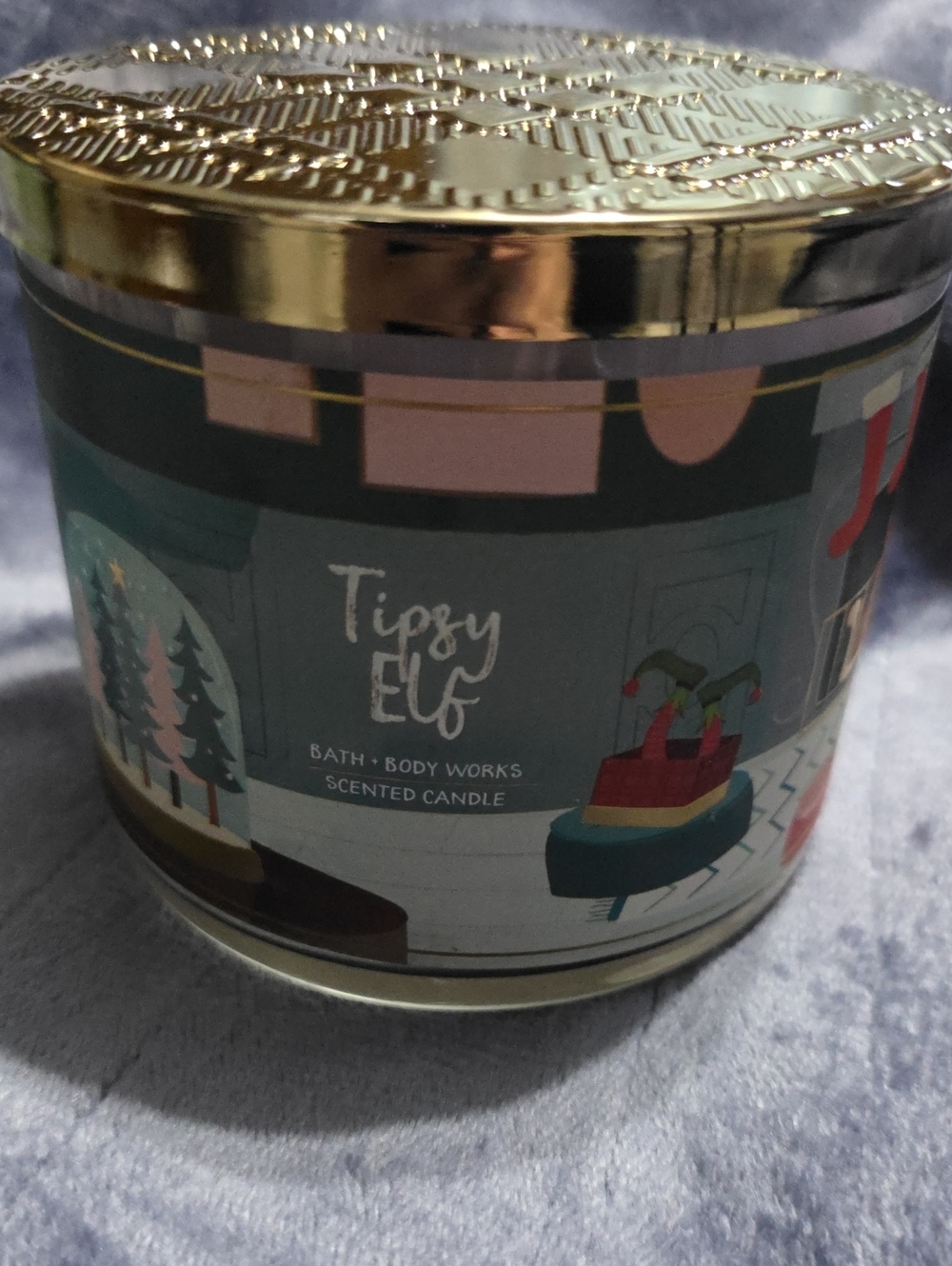 Bath & Body Works BBW Tipsy Elf 3 Wick Candle